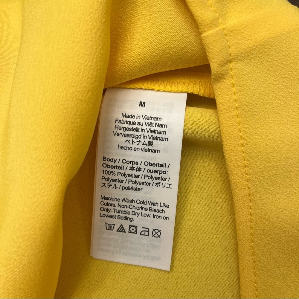 J. Crew Yellow Sleeveless Top Size Medium - Picture 4 of 6